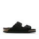 Arizona Shearling Black Suede Leather/shearling Narrow