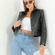 Lilly Black Leather Jacket Women