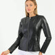 Isabella Black Leather Jacket