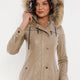 Veronica Beige Leather Jacket Women Jeyka