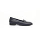 Aria Genuine Leather Women Shoes Navy Blue
