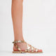 May Genuine Leather Golden Yellow Sandal