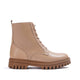 Alisa Genuine Leather Nude Boots