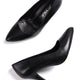 Casa Genuine Leather Women Shoes Black