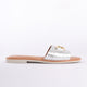 Judy Genuine Leather Women Sandals Silver