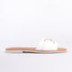 Rosa Genuine Leather Women Sandals White