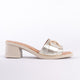 Glicinia Genuine Leather Women Sandals Gold