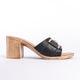 Amapola Genuine Leather Women Sandals Black