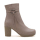 Tivora Genuine Leather Beige Boots