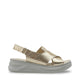 Lunara Leather Women Sandals Gold