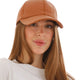 Jeyka Brown Leather Cap
