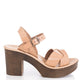 Edda Genuine Leather Women Sandals Natural
