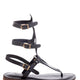 Brigida Genuine Leather Women Sandals Black