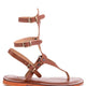 Brigida Genuine Leather Women Sandals Tan